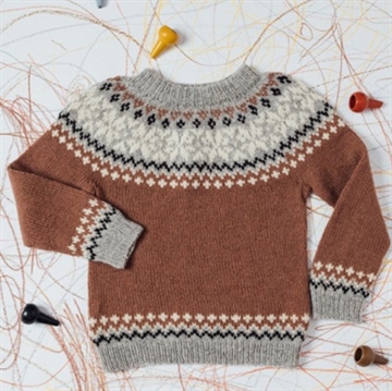 Sweater med stjerner 5 - 11år